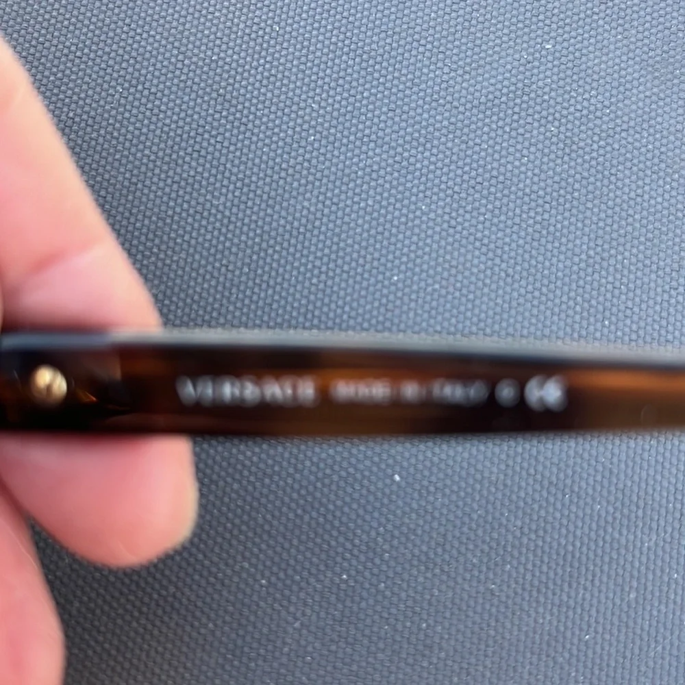 Versace sunglasses with gold rhinestones - Picture 5 of 11